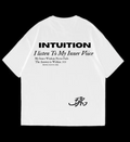 Camiseta Oversize "Intuition" (Blanca)